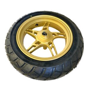 Forhjul, guld SP inkl. dæk (original)